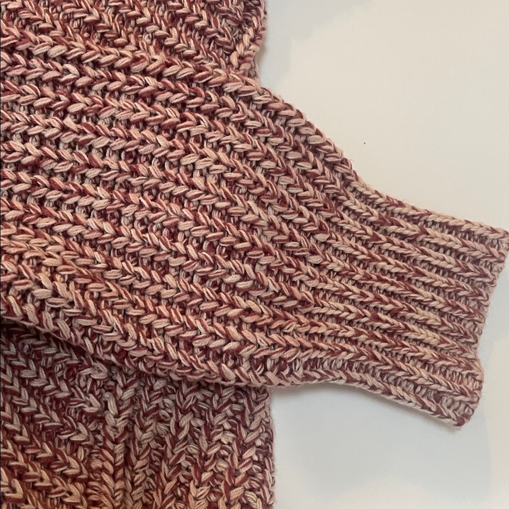 Melrose and Market Open Tie Back Knit Sweater in Rose XXL - Picture 7 of 7